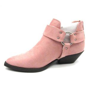 🎉HP - Long Weekend Vibes🎉 Wild Diva Duke Harness Dusty Rose Bootie Size 6.5